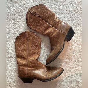 Ariat Brown Western Cowboy Boots